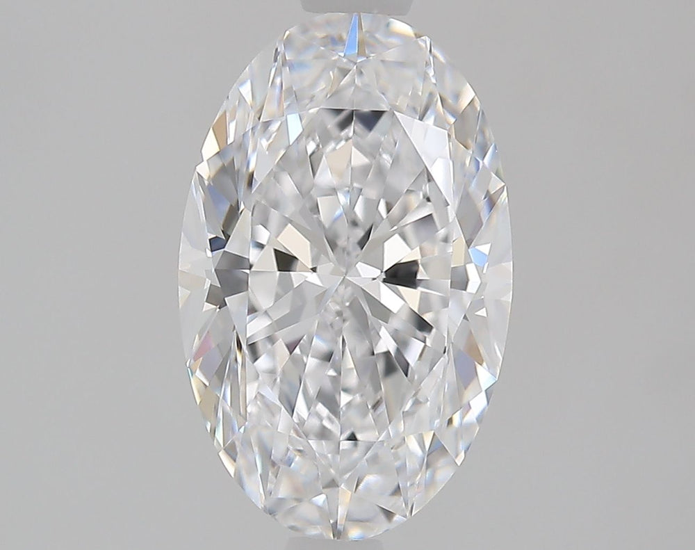 1.51 Carat Oval Natural Diamond with  Cut Diamond in 14KT  view 1
