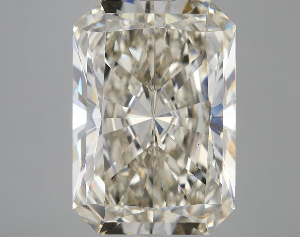 10.03 Carat Radiant Lab Diamond with  Cut Diamond in 14KT  view 1
