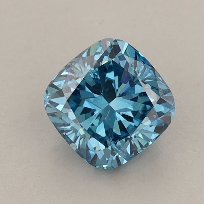 0.89 Carat Cushion Lab Diamond with  Cut Diamond in 14KT  view 1
