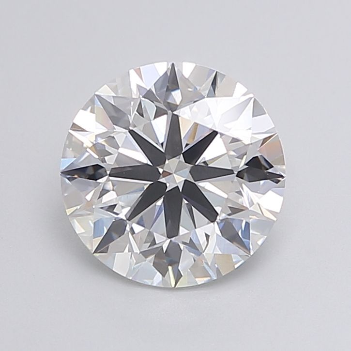 3.33 Carat Round Lab Diamond with  Cut Diamond in 14KT  view 1
