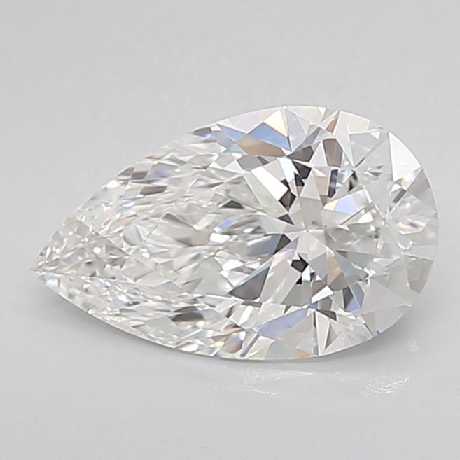 1.51 Carat Pear Lab Diamond with  Cut Diamond in 14KT  view 1
