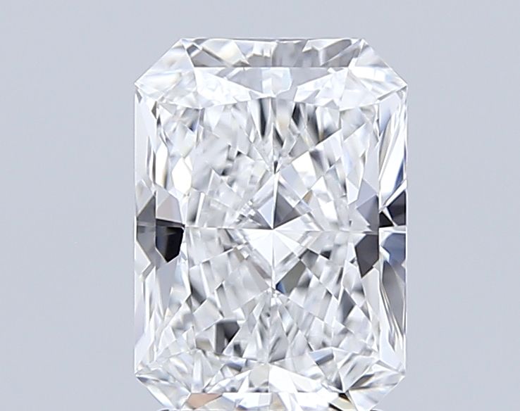 2.0 Carat Radiant Lab Diamond with  Cut Diamond in 14KT  view 1
