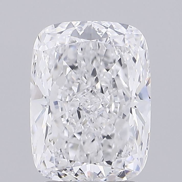 2.2 Carat Cushion Lab Diamond with  Cut Diamond in 14KT  view 1
