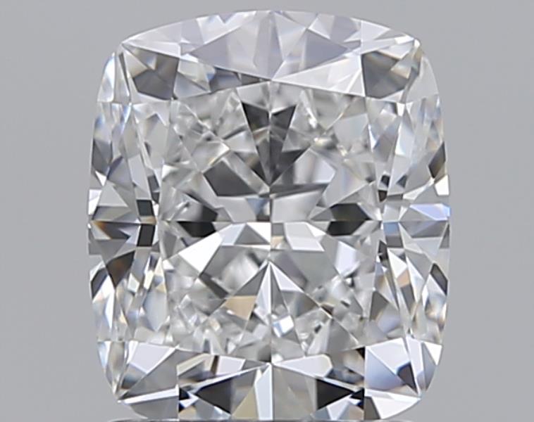 1.51 Carat Cushion Natural Diamond with  Cut Diamond in 14KT  view 1
