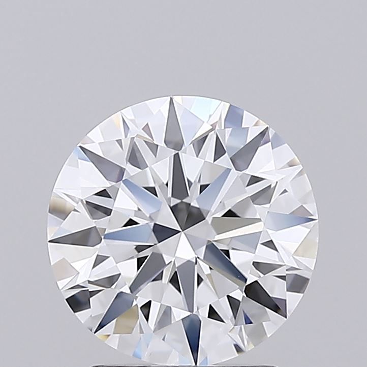 2.04 Carat Round Lab Diamond with  Cut Diamond in 14KT  view 1
