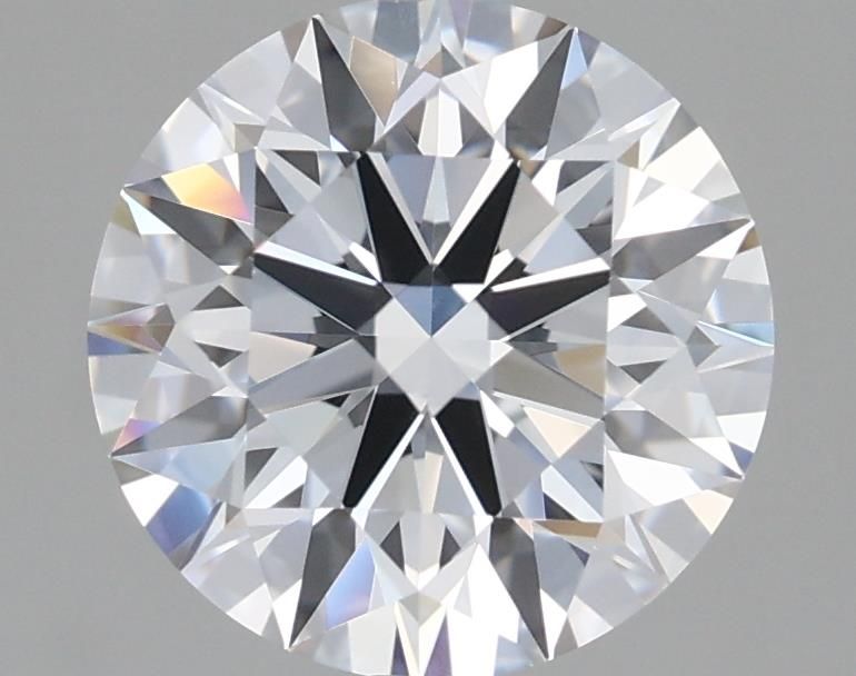 2.16 Carat Round Lab Diamond with  Cut Diamond in 14KT  view 1
