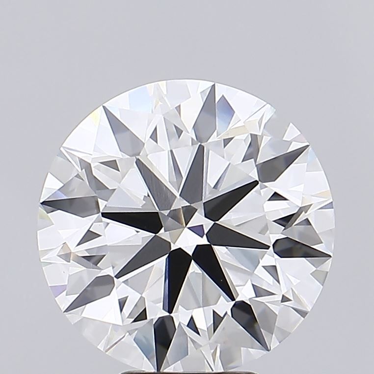 7.54 Carat Round Lab Diamond with  Cut Diamond in 14KT  view 1
