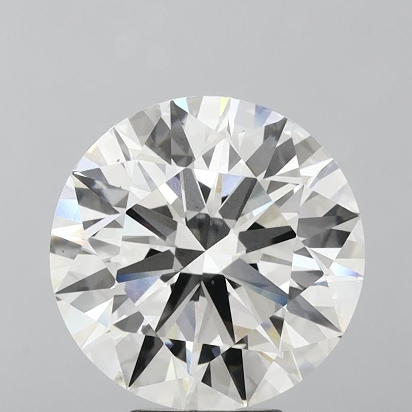 8.55 Carat Round Lab Diamond with  Cut Diamond in 14KT  view 1
