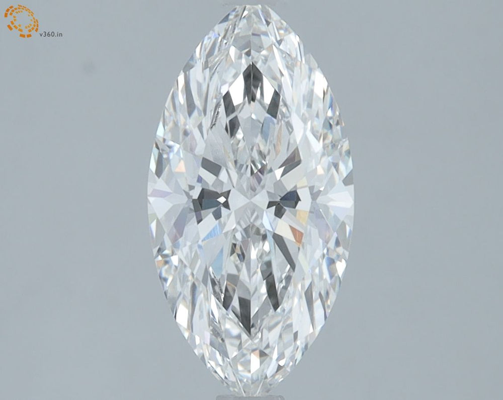 1.67 Carat Marquise Lab Diamond with  Cut Diamond in 14KT  view 1

