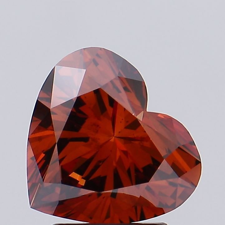 2.28 Carat Heart Lab Diamond with  Cut Diamond in 14KT  view 1
