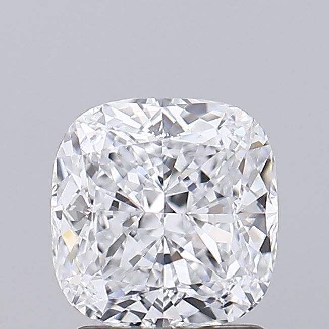 1.58 Carat Cushion Lab Diamond with  Cut Diamond in 14KT  view 1
