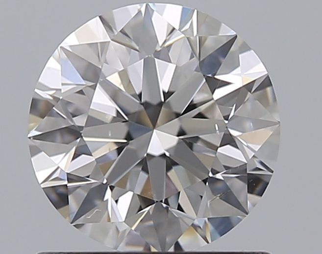 0.76 Carat Round Natural Diamond with  Cut Diamond in 14KT  view 1
