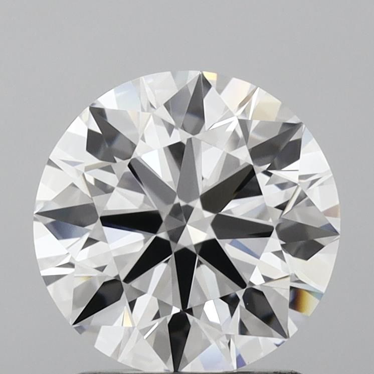 1.71 Carat Round Lab Diamond with  Cut Diamond in 14KT  view 1
