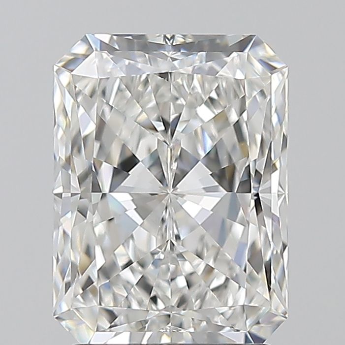 2.02 Carat Radiant Natural Diamond with  Cut Diamond in 14KT  view 1
