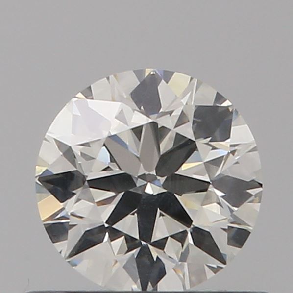 0.5 Carat Round Natural Diamond with  Cut Diamond in 14KT  view 1
