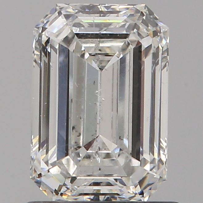 1.01 Carat Emerald Natural Diamond with  Cut Diamond in 14KT  view 1
