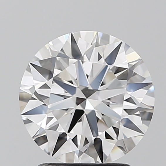 2.14 Carat Round Lab Diamond with  Cut Diamond in 14KT  view 1
