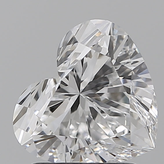 1.53 Carat Heart Lab Diamond with  Cut Diamond in 14KT  view 1
