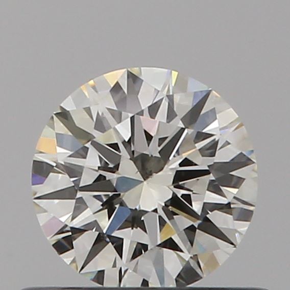 0.43 Carat Round Natural Diamond with  Cut Diamond in 14KT  view 1
