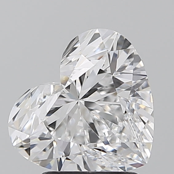 2.22 Carat Heart Lab Diamond with  Cut Diamond in 14KT  view 1
