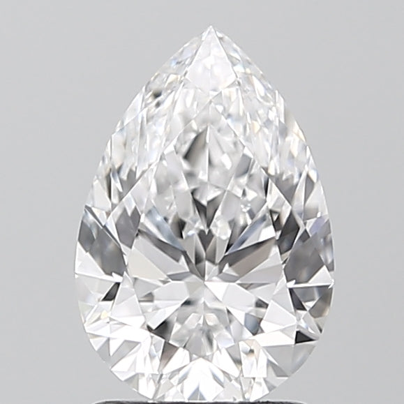 1.56 Carat Pear Lab Diamond with  Cut Diamond in 14KT  view 1
