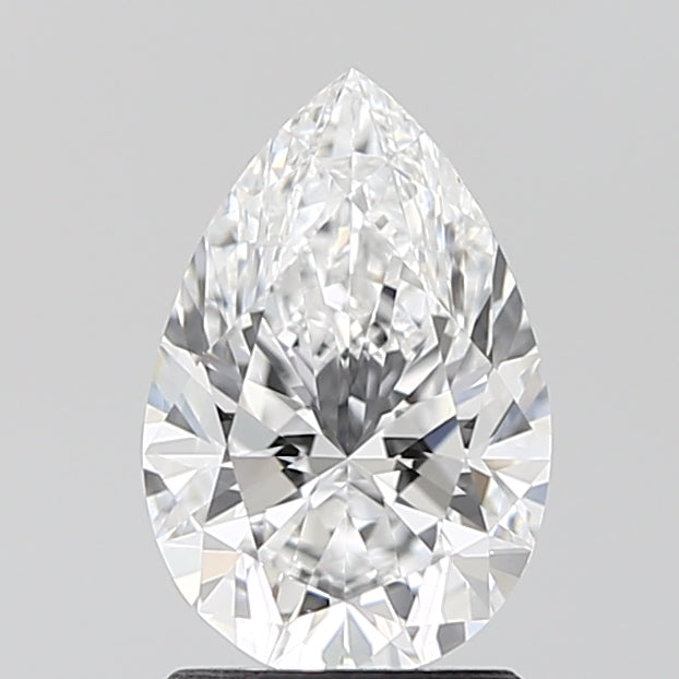 1.62 Carat Pear Lab Diamond with  Cut Diamond in 14KT  view 1
