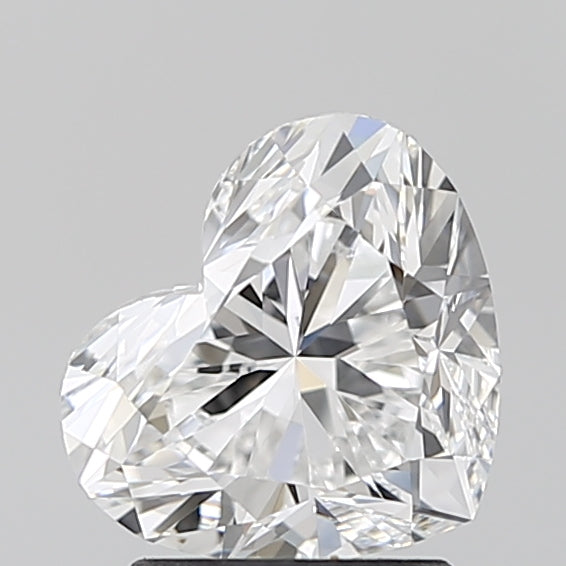 2.0 Carat Heart Lab Diamond with  Cut Diamond in 14KT  view 1
