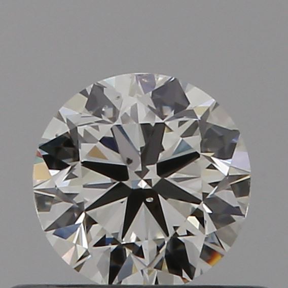 0.4 Carat Round Natural Diamond with  Cut Diamond in 14KT  view 1
