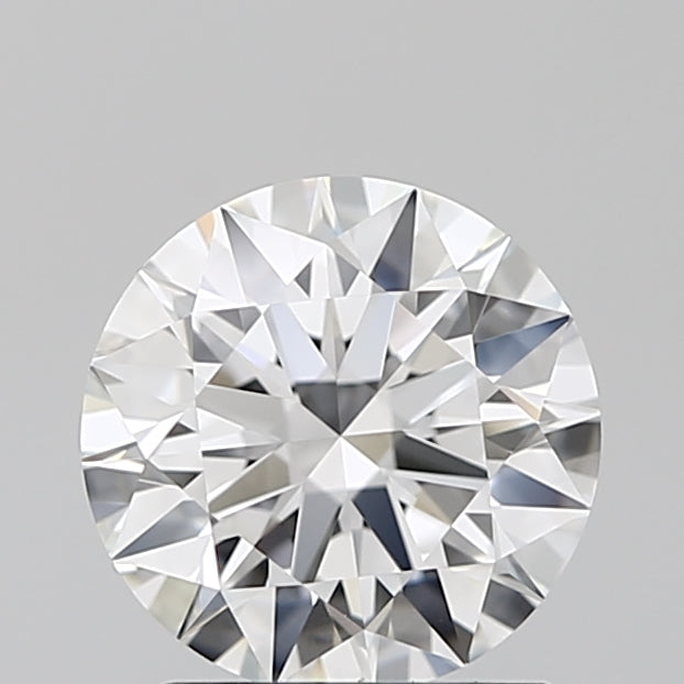 1.51 Carat Round Lab Diamond with  Cut Diamond in 14KT  view 1
