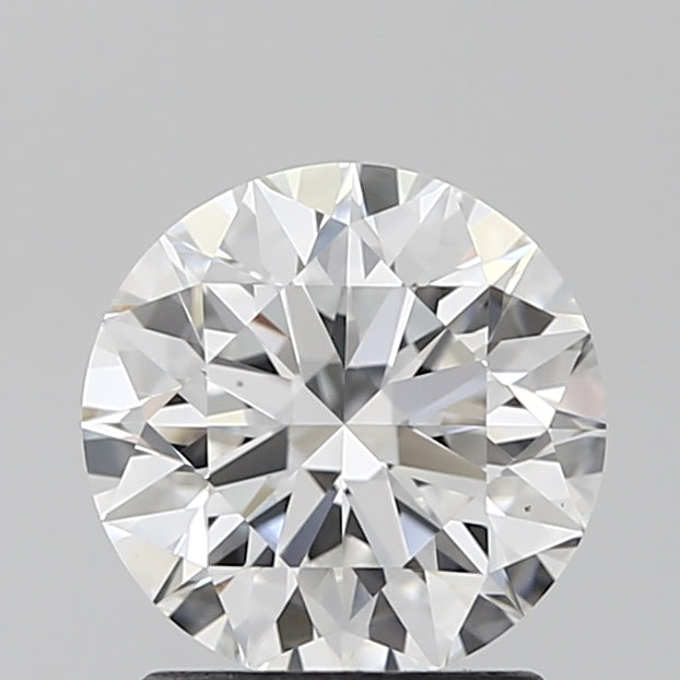 1.57 Carat Round Lab Diamond with  Cut Diamond in 14KT  view 1
