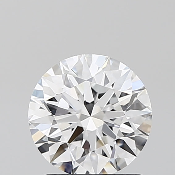 1.34 Carat Round Lab Diamond with  Cut Diamond in 14KT  view 1
