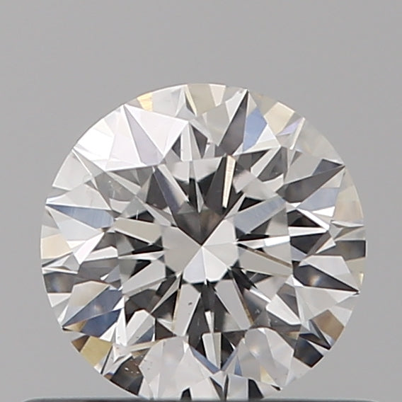 0.46 Carat Round Natural Diamond with  Cut Diamond in 14KT  view 1
