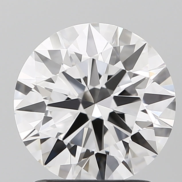 1.58 Carat Round Lab Diamond with  Cut Diamond in 14KT  view 1
