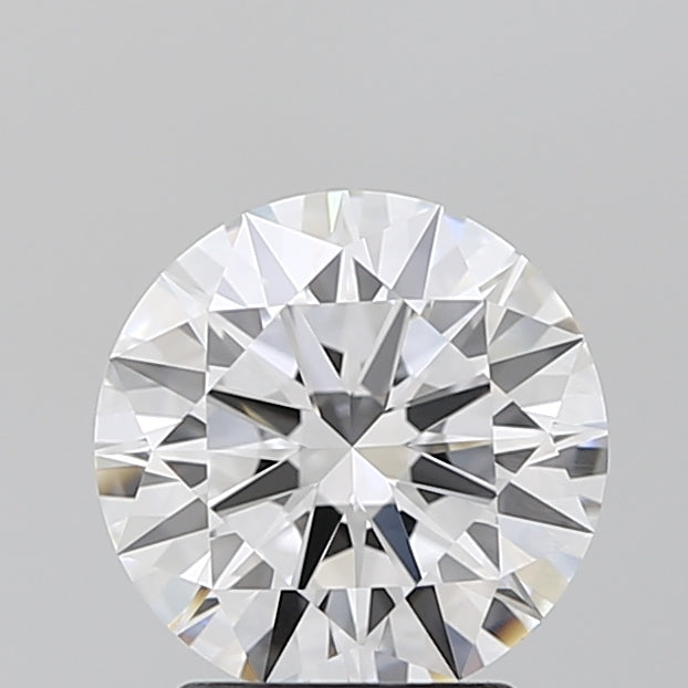 2.03 Carat Round Lab Diamond with  Cut Diamond in 14KT  view 1
