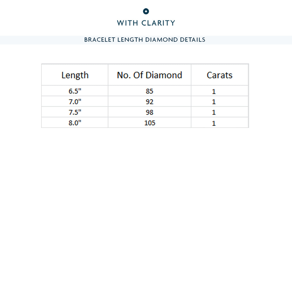 Four Prong Lab Diamond Tennis Bracelet with 1 Cut Diamond in 14KT Yellow Gold view 5
