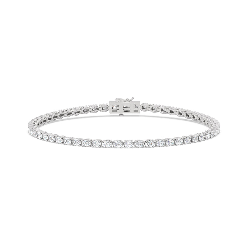 East-West Oval Tennis Bracelet