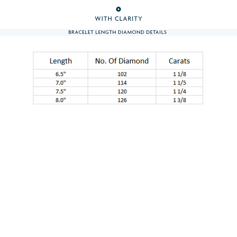 Classic 4-Prong Round Lab Diamond Square Basket Tennis Bracelet with 1 1/8 Cut Diamond in 14KT Yellow Gold view 8
