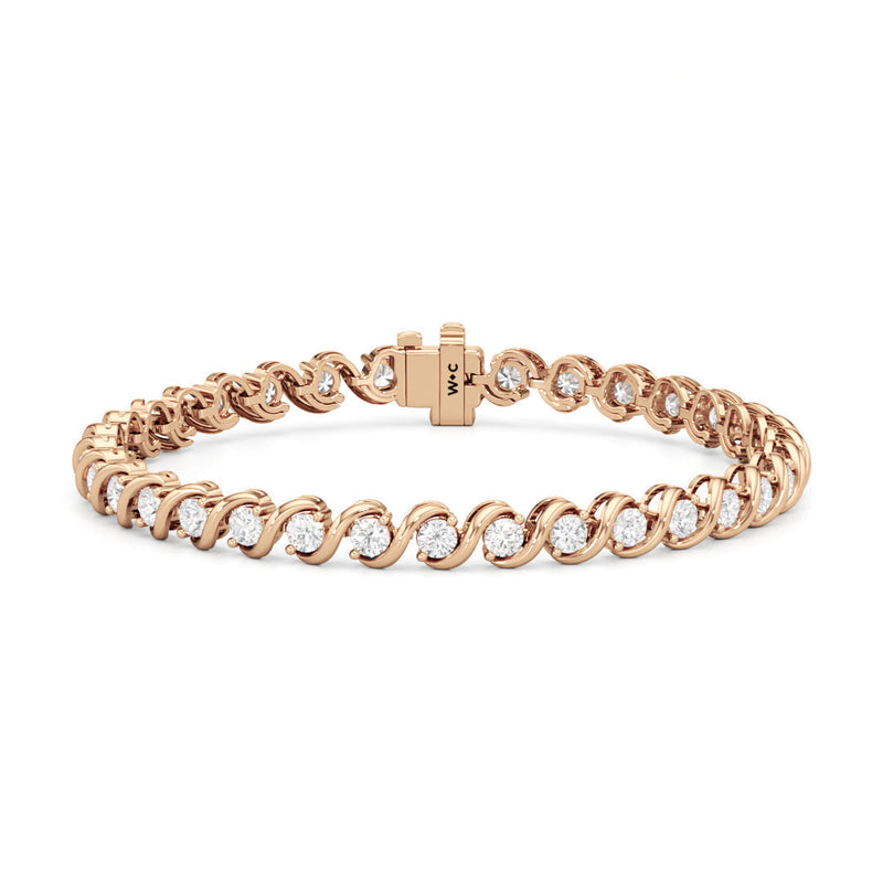 Spiral Tennis Bracelet