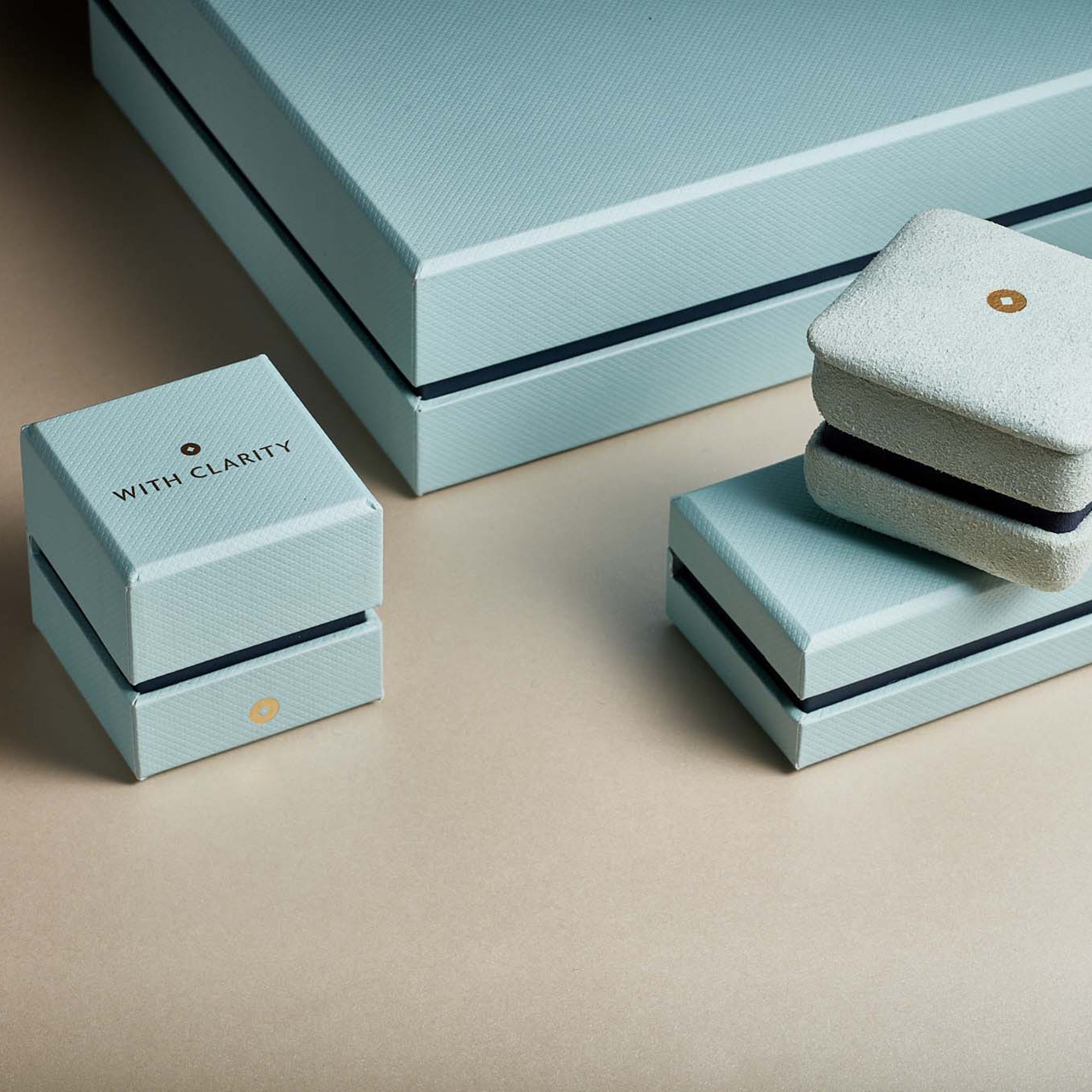 Lab Diamond Three Stone Cluster Pendant With Clarity