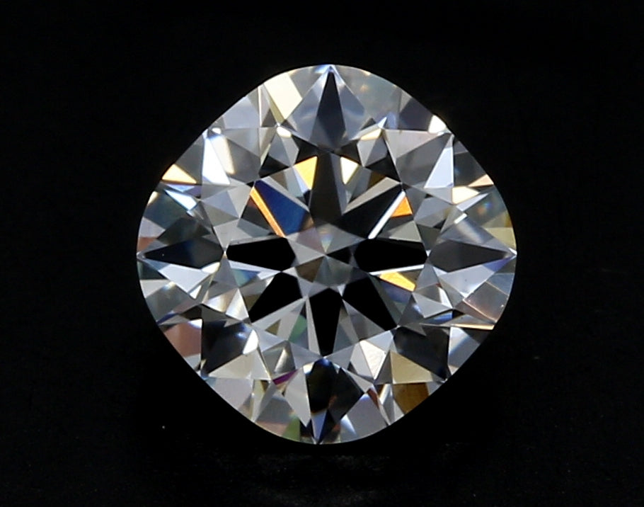 3.1 Carat Cushion Lab Diamond with  Cut Diamond in 14KT  view 1
