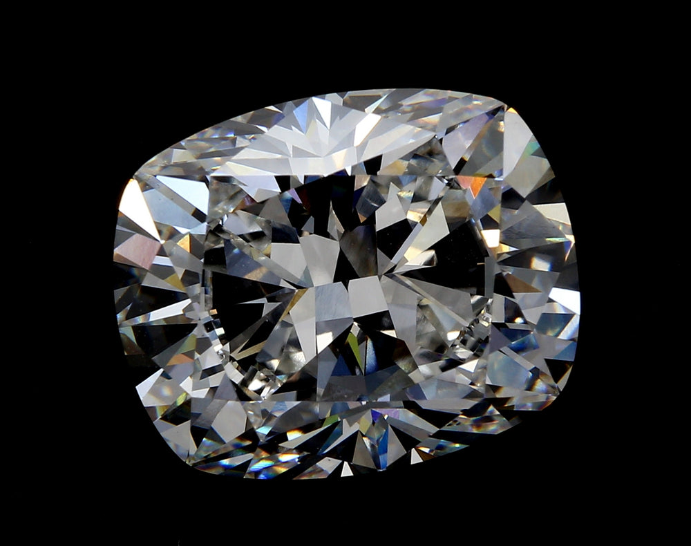 1.54 Carat Cushion Lab Diamond with  Cut Diamond in 14KT  view 1
