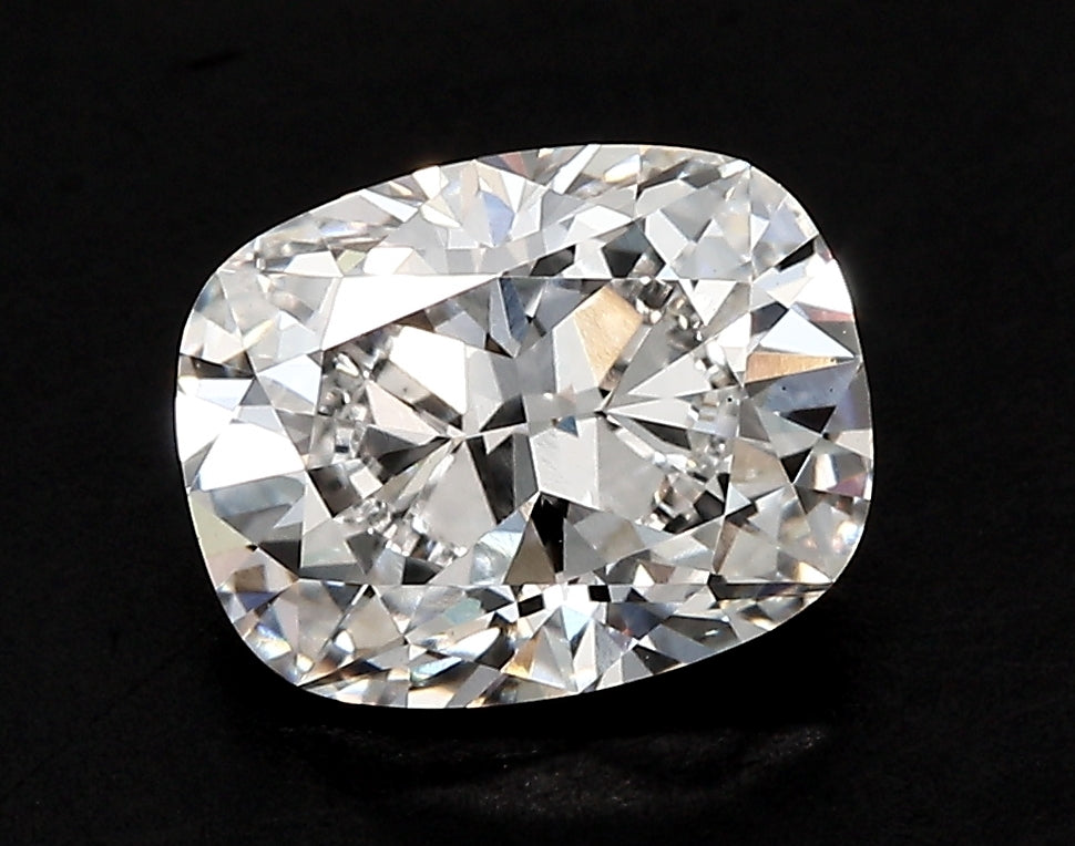 1.73 Carat Cushion Lab Diamond with  Cut Diamond in 14KT  view 1
