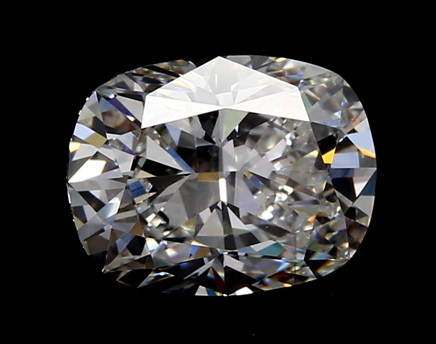 4.2 Carat Cushion Lab Diamond with  Cut Diamond in 14KT  view 1

