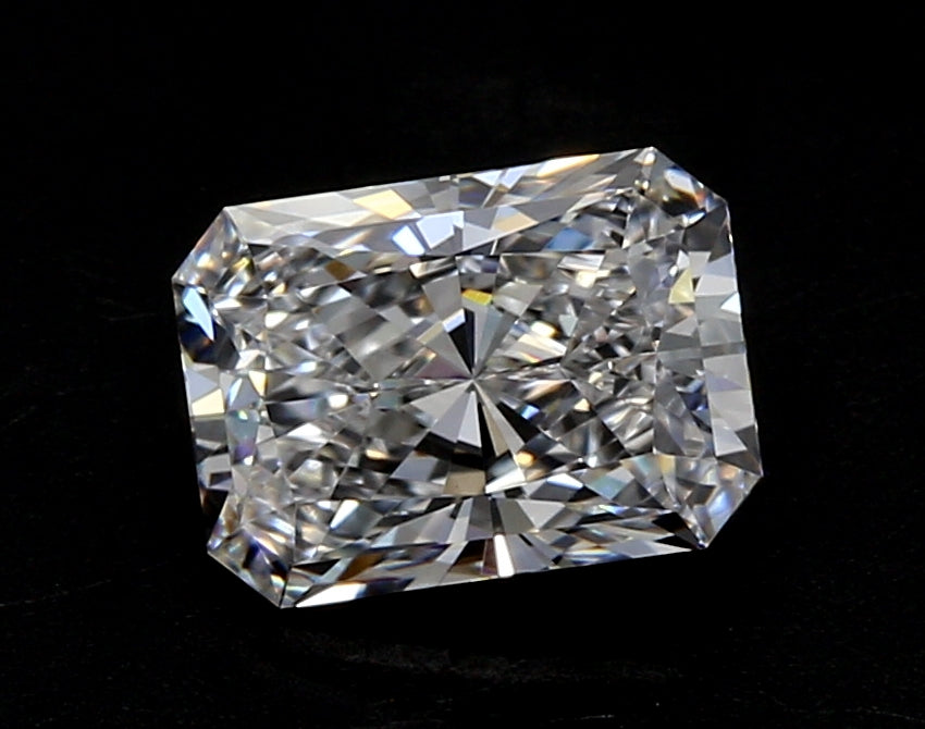 4.1 Carat Radiant Lab Diamond with  Cut Diamond in 14KT  view 1
