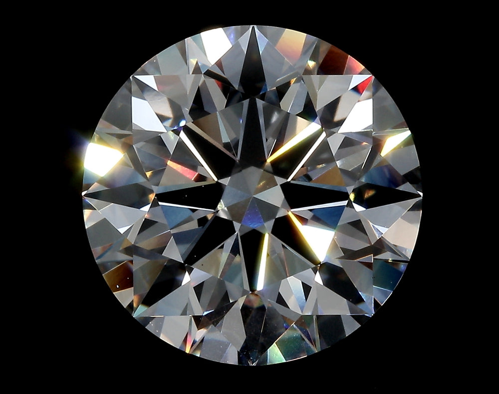 3.06 Carat Round Lab Diamond with  Cut Diamond in 14KT  view 1
