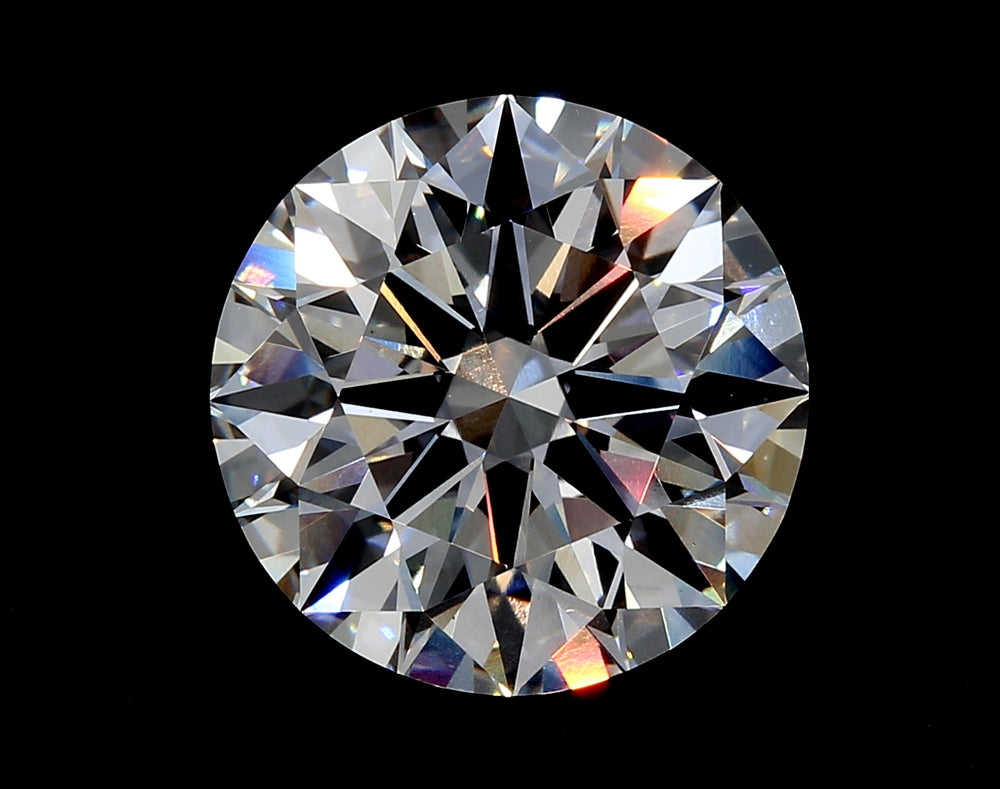 1.51 Carat Round Lab Diamond with  Cut Diamond in 14KT  view 1
