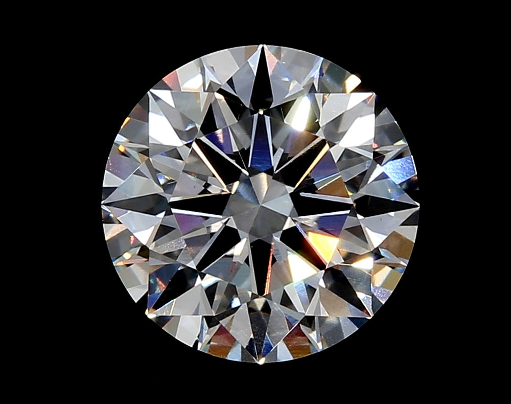 1.35 Carat Round Lab Diamond with  Cut Diamond in 14KT  view 1
