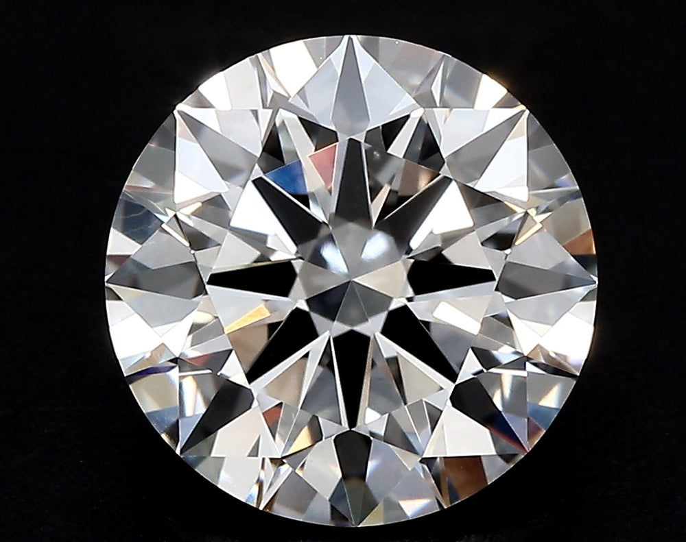 2.41 Carat Round Lab Diamond with  Cut Diamond in 14KT  view 1
