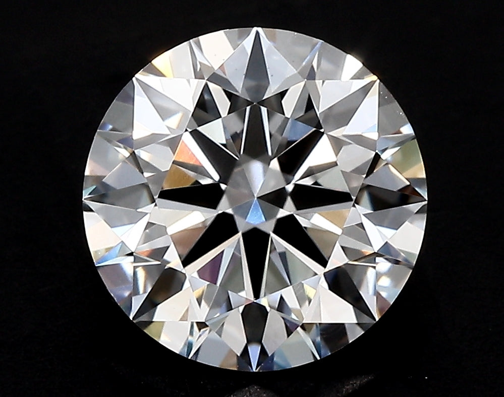 3.29 Carat Round Lab Diamond with  Cut Diamond in 14KT  view 1
