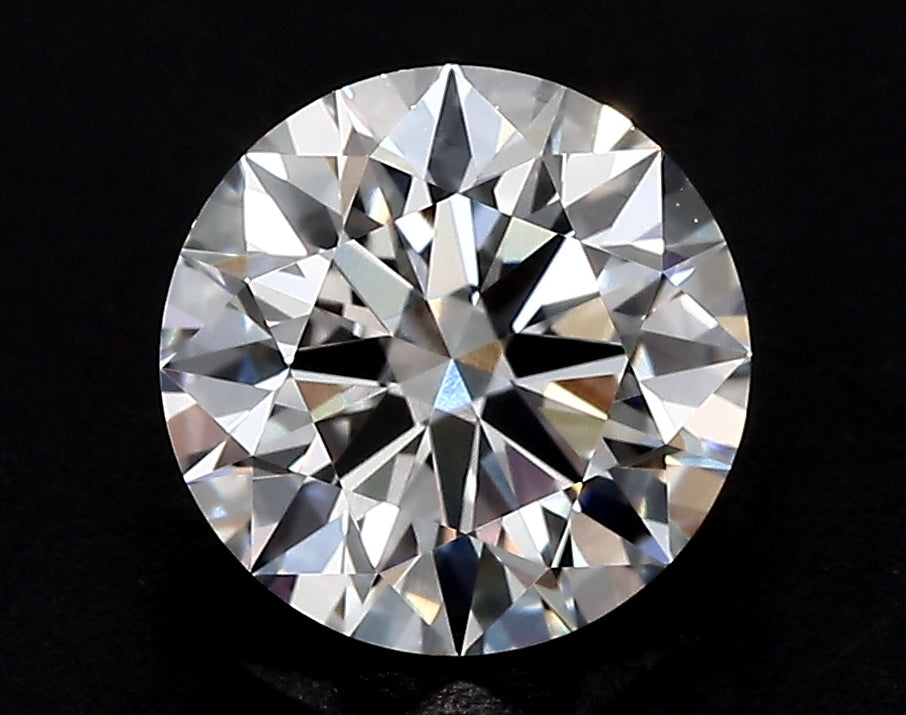 1.51 Carat Round Lab Diamond with  Cut Diamond in 14KT  view 1
